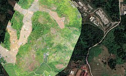 Gambar Lahan agromas dari atas